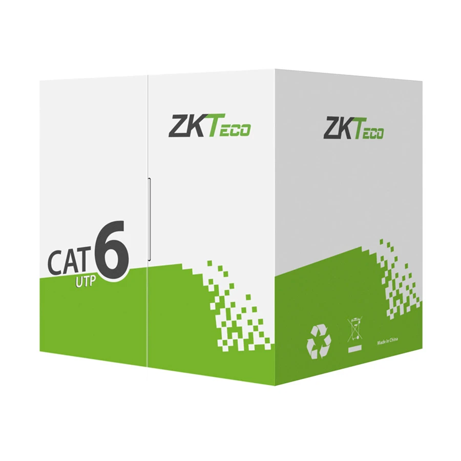 ZKTeco Cat-6 UTP, 305 Meter, Orange Network Cable