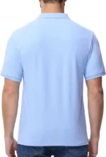 ছেলেদের সলিড কটন হাফ স্লিভ পোলো শার্ট 200 GSM, সাইজ XL