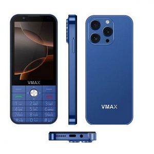 VMAX Note-14 4G Android Button Phone (blue)
