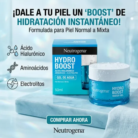 Neutrogena Hydro Boost ওয়াটার জেল ময়েশ্চারাইজার, নরমাল থেকে কম্বিনেশন ত্বক 50ml