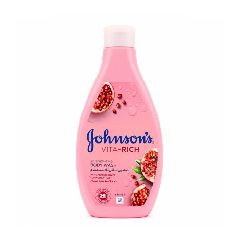 Johnson's Vita Rich  With Pomegranate Flower Extract Brightening Body Wash 400ml (Italy)