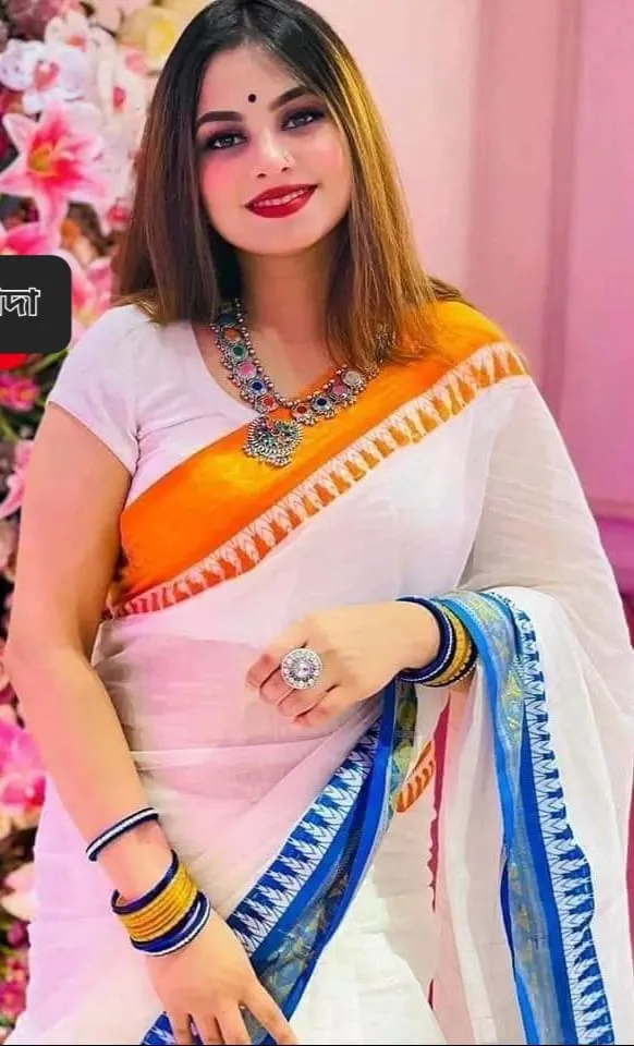 Women's Tangail Saree with Blouse Piece, 13 Haath