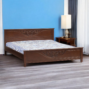 Astrella Wooden Double Bed