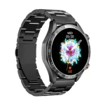 Haylou Solar 5 AMOLED কালো ব্লুটুথ কলিং স্মার্টওয়াচ, মেটালিক ও সিলিকন স্ট্র্যাপসহ