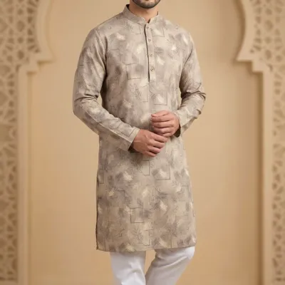 ছেলেদের কটন লাক্সারি পাঞ্জাবি