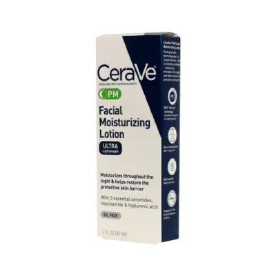 CeraVe PM ফেসিয়াল ময়েশ্চারাইজিং লোশন আল্ট্রা লাইটওয়েট 89ml