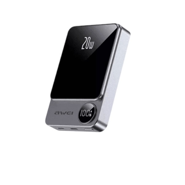 Awei P39K 10000mAh 20W PD ওয়্যারলেস ম্যাগনেটিক পাওয়ার ব্যাংক