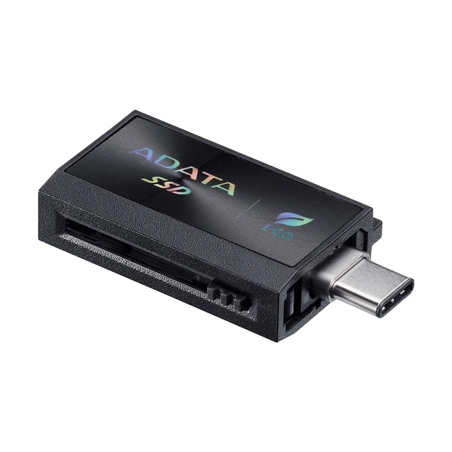 ADATA SC730 1TB USB Type-A & Type-C Portable Black External SSD