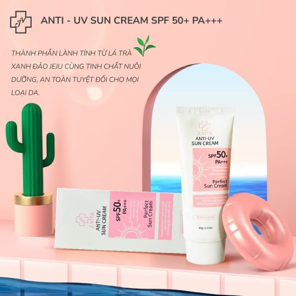 J. VITA অ্যান্টি ইউভি সান ক্রিম SPF 50+ PA+++ | ৬০ গ্রাম সানস্ক্রিন