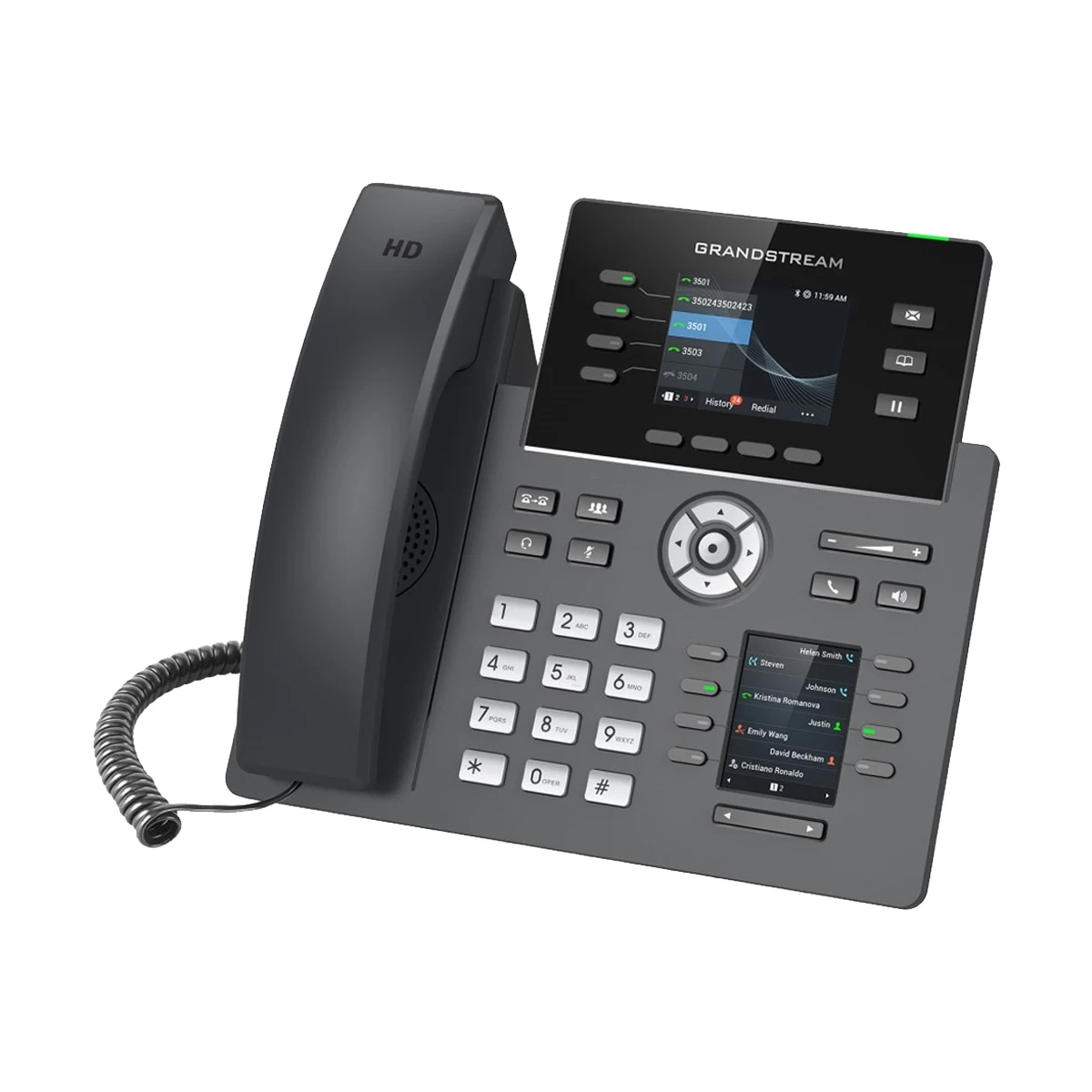 Grandstream GRP2614 4-Line Wi-Fi IP Phone with Adapter