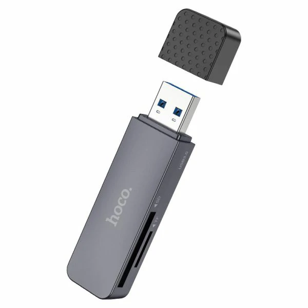 Hoco HB45 2 ইন 1 OTG কার্ড রিডার | USB 3.0 (5Gbps)