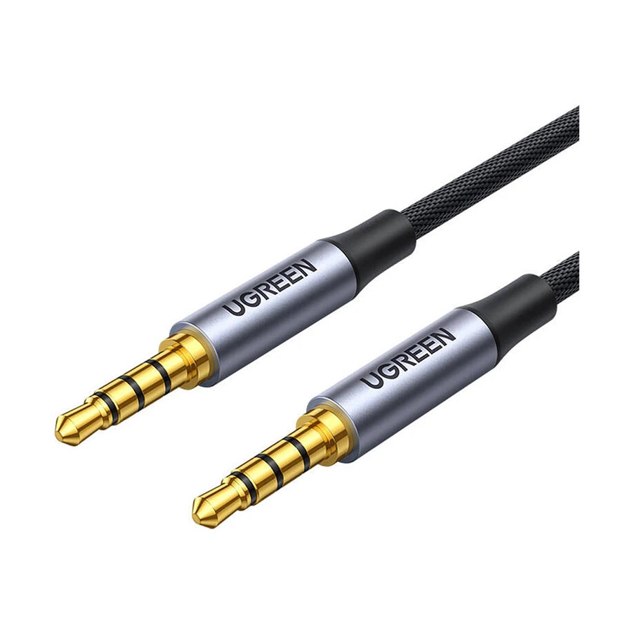 UGREEN AV183 (20785) 3.5mm 4-Pole Male to Male 3 Meter Black Aux Cable