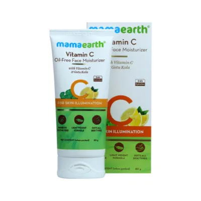 Mama Earth ভিটামিন C অয়েল-ফ্রি ময়েশ্চারাইজার 80g
