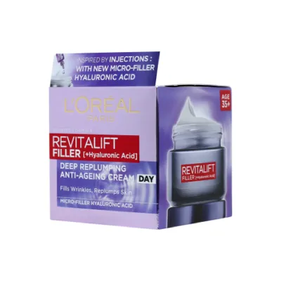 L'Oreal Revitalift Filler Replumping Care অ্যান্টি-এজিং ডে ক্রিম 50ml