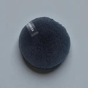 Guerniss মেকআপ রিমুভার পাফ (কালো)