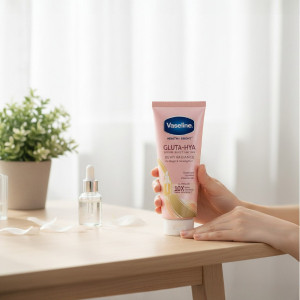 Vaseline Gluta-Hya Dewy Radiance Serum Burst Lotion 290ml (Thailand)
