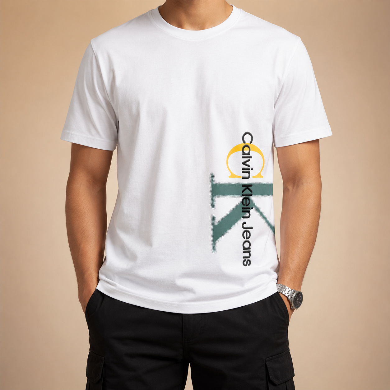 Export Brand সামার টি-শার্ট - সাদা