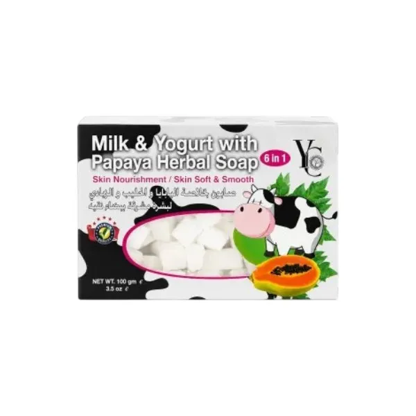 YC Milk & Yogurt With Papaya হারবাল 6 in 1 সাবান 100g