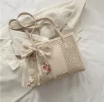 লেডিস ওভেন ব্যাগ, সিঙ্গেল কালার ডিজাইন