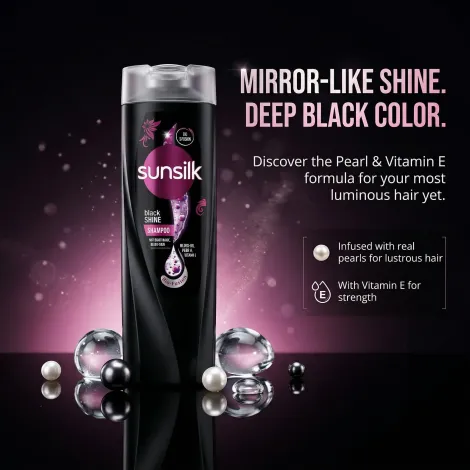 Sunsilk Black Shine শ্যাম্পু, কালো চুলের জন্য 300ml