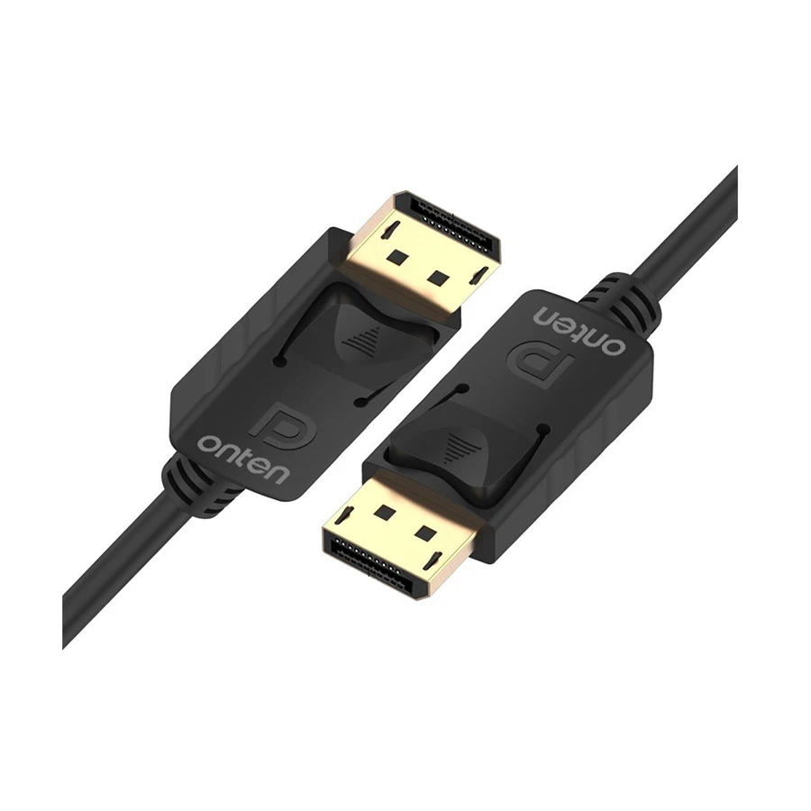 Onten OTN-DP102 DisplayPort Male to Male, 3 Meter, Black Cable