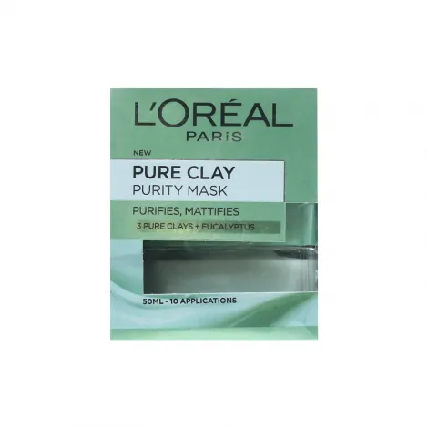 L'Oreal Paris 3 Pure Clays ও ইউক্যালিপটাস পিউরিটি মাস্ক 50ml