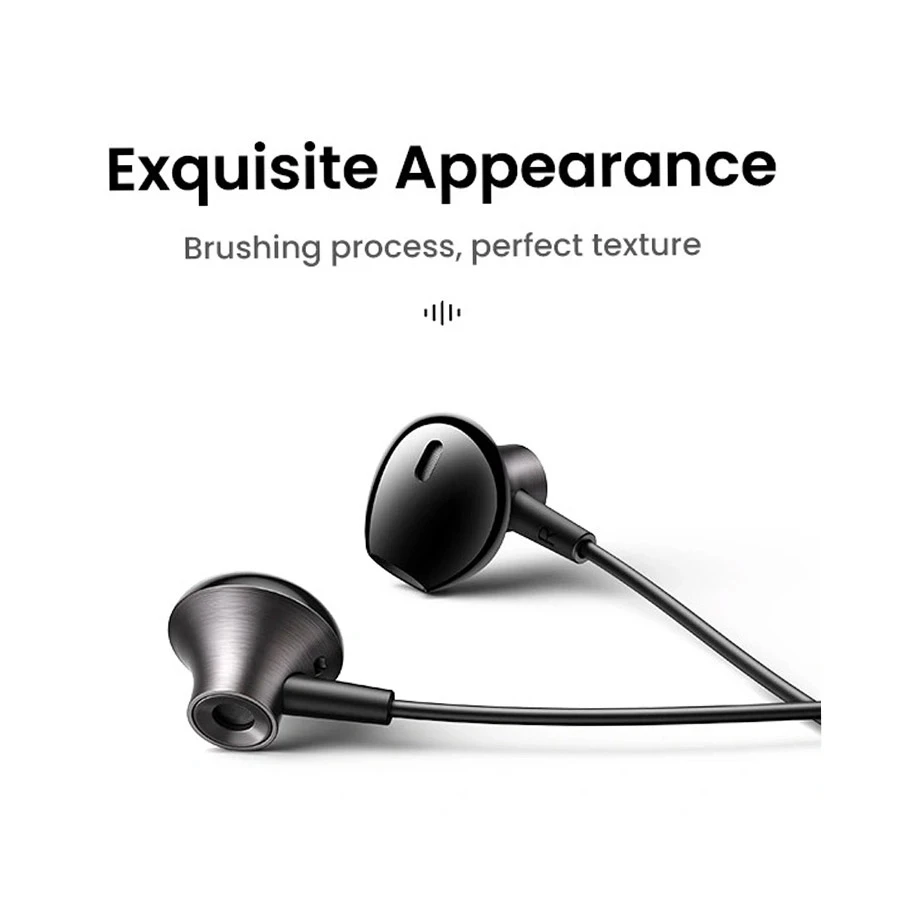 UGREEN EP106 Black Wired Type C In-Ear Earphone
