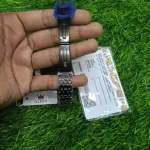 OLEVS 9931 মেয়েদের স্টেইনলেস স্টিল লুমিনাস ঘড়ি – কালো
