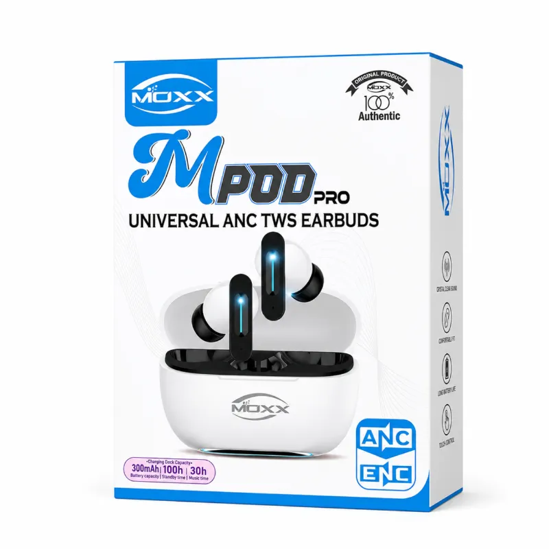 MOXX MPod Pro ANC ট্রু ওয়্যারলেস ইয়ারবাডস