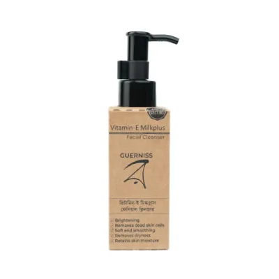 Guerniss Raw ভিটামিন E মিল্কপ্লাস ফেসিয়াল ক্লিনজার 100ml