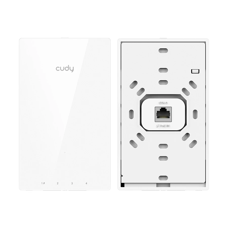 Cudy AP3000 Wall AX3000 Dual Band Wi-Fi 6 Wall-Plate Access Point