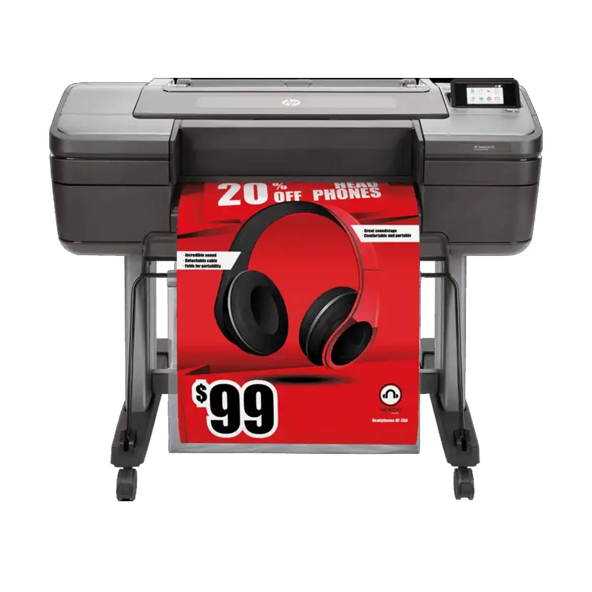 HP DesignJet Z6 24-in PostScript Large Format Printer