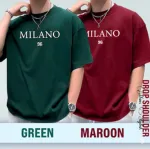 Milano পুরুষদের ড্রপ শোল্ডার টি-শার্ট 180 GSM কটন