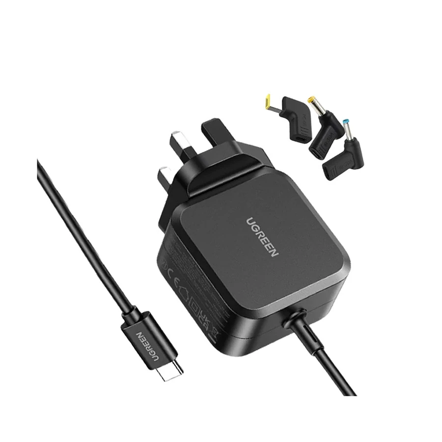 UGREEN X377 67W GaN Charger with Built-in 1.8m USB-C Cable Black (UK)