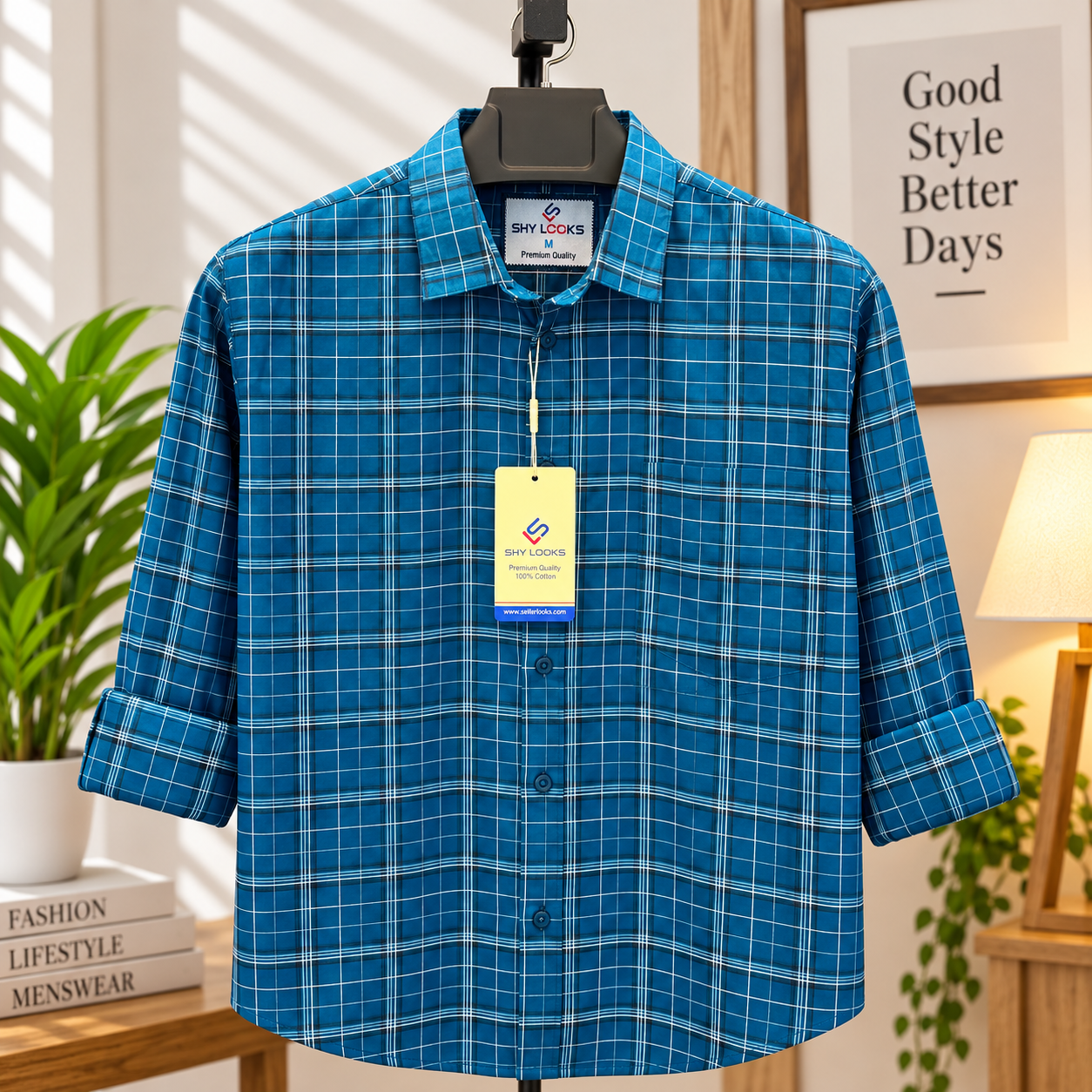 Premium Pure Cotton Check & Print Shirts