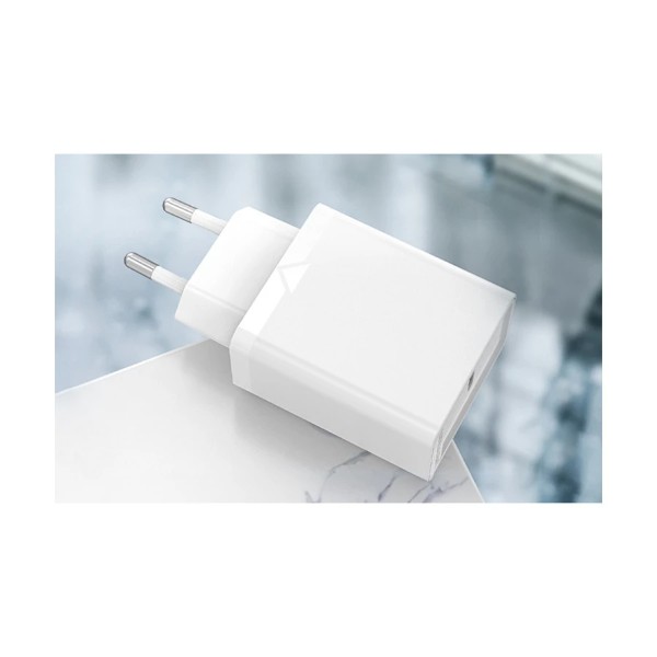Vention FADW0-EU ১ পোর্ট USB-C ২০W সাদা চার্জার