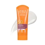 Lotus Herbals Safe Sun UV Screen ম্যাট জেল SPF 50 PA+++ 50 গ্রাম