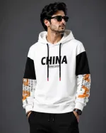 Men's Pure Cotton Hoodie for Winter, 280-300 GSM, 6 Colours