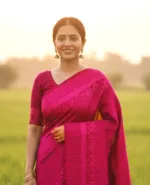 Cotton Screen Print Saree with Running Blouse, 12.5 Haath