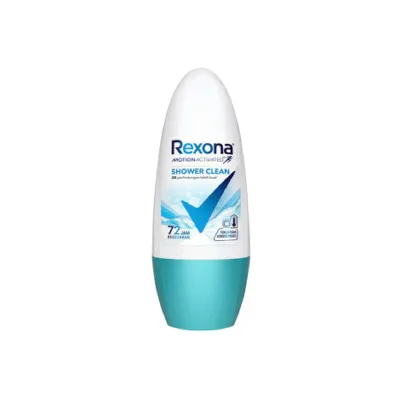 Rexona Shower Clean মোশন অ্যাক্টিভেটেড রোল-অন 45 মিলি