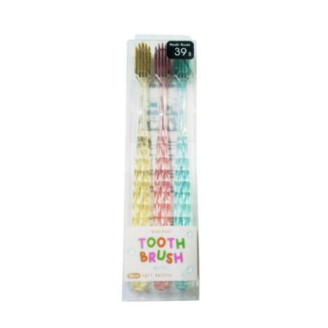 Moshi Moshi Soft Bristle Toothbrush 3Pcs (Thailand)