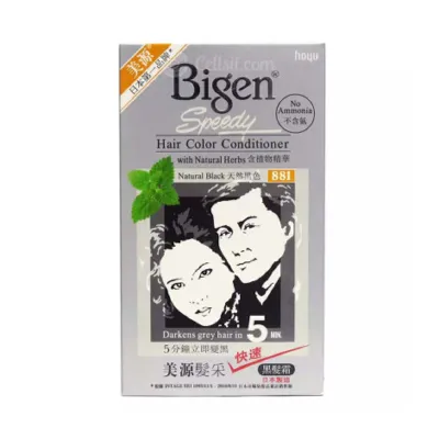 Bigen Speedy হেয়ার কালার কন্ডিশনার 881 Natural Black