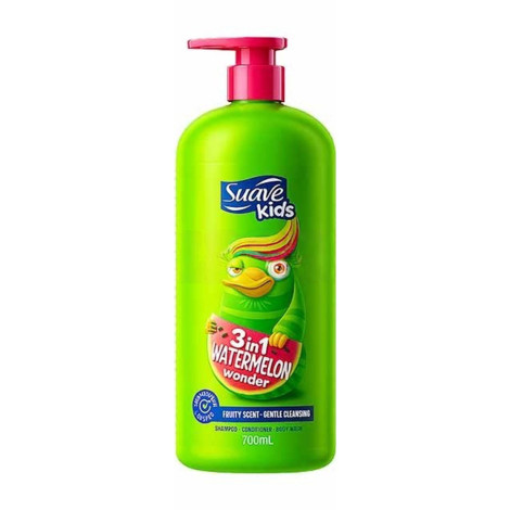 Suave Kids 3in1 Watermelon Wonder Shampoo Conditioner & Body Wash 700ml (Thailand)