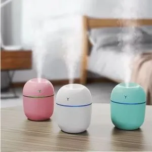 LED নাইট ল্যাম্পসহ মিনি 220ML USB এয়ার হিউমিডিফায়ার ও অ্যারোমা ডিফিউজার