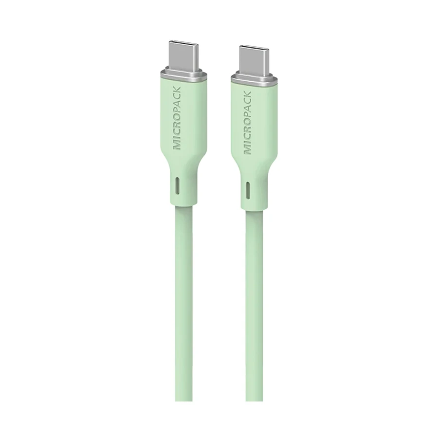 Micropack MC-C60 60W USB-C to USB-C Data Cable 1.2 Meter Green
