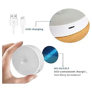 ওয়্যারলেস মোশন সেন্সর LED ওয়াল নাইট লাইট (USB চার্জিং স্টিক ল্যাম্প)