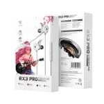 PLEXTONE RX3 Pro Cyberpunk ইন-ইয়ার ওয়্যার্ড গেমিং ইয়ারফোন, ডুয়াল ডিটাচেবল মাইক