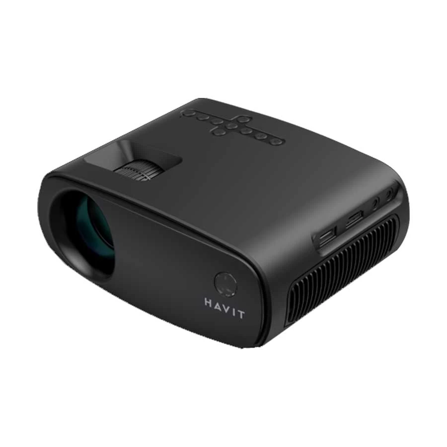 Havit PJ207 (110 Lumens) 1080p Full HD Black Portable Projector