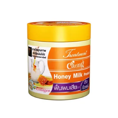 CARING হানি মিল্ক প্রোটিন হেয়ার ট্রিটমেন্ট 500ml