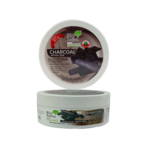 Bio Active Charcoal Gluta Body Scrub 100g (Thailand)